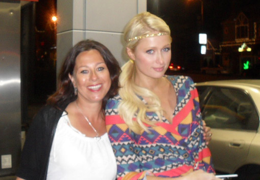 Paris Hilton & Claire Schaverien